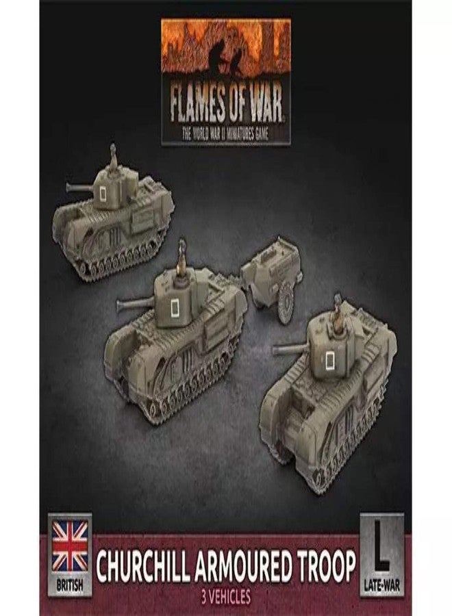 Flames of War: British Churchill Armoured Troop (Late-War) - Image 1